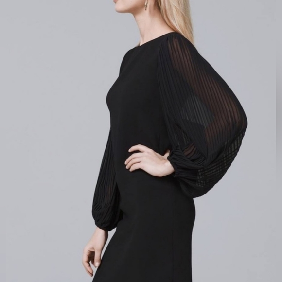 White House | Black Market Dress 🖤 - Picture 2 of 9